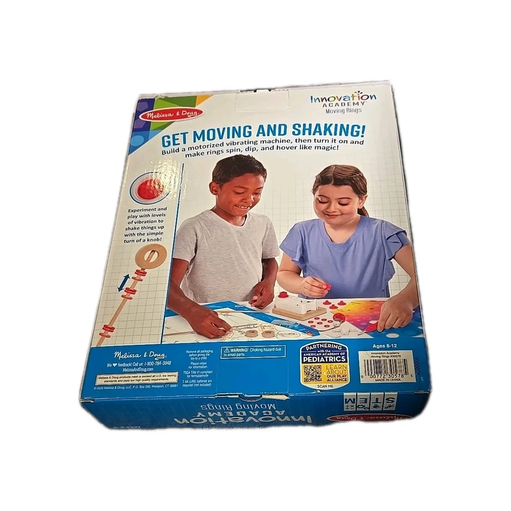 Melissa & Doug Innovation Academy STEM, Moving Rings Build It, New (164)